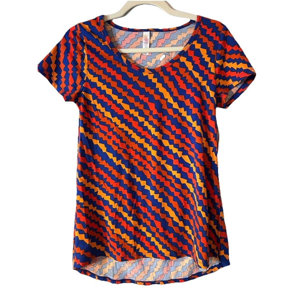 LuLaRoe Women's Abstract Multicolored Classic T Size XXS NWT